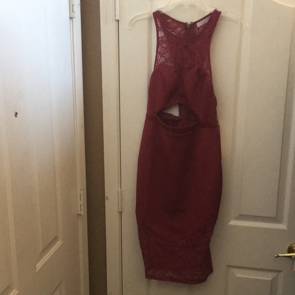 FINAL MARKDOWN Ginger Fizz Ming Dynasty Lacy Dress (S)